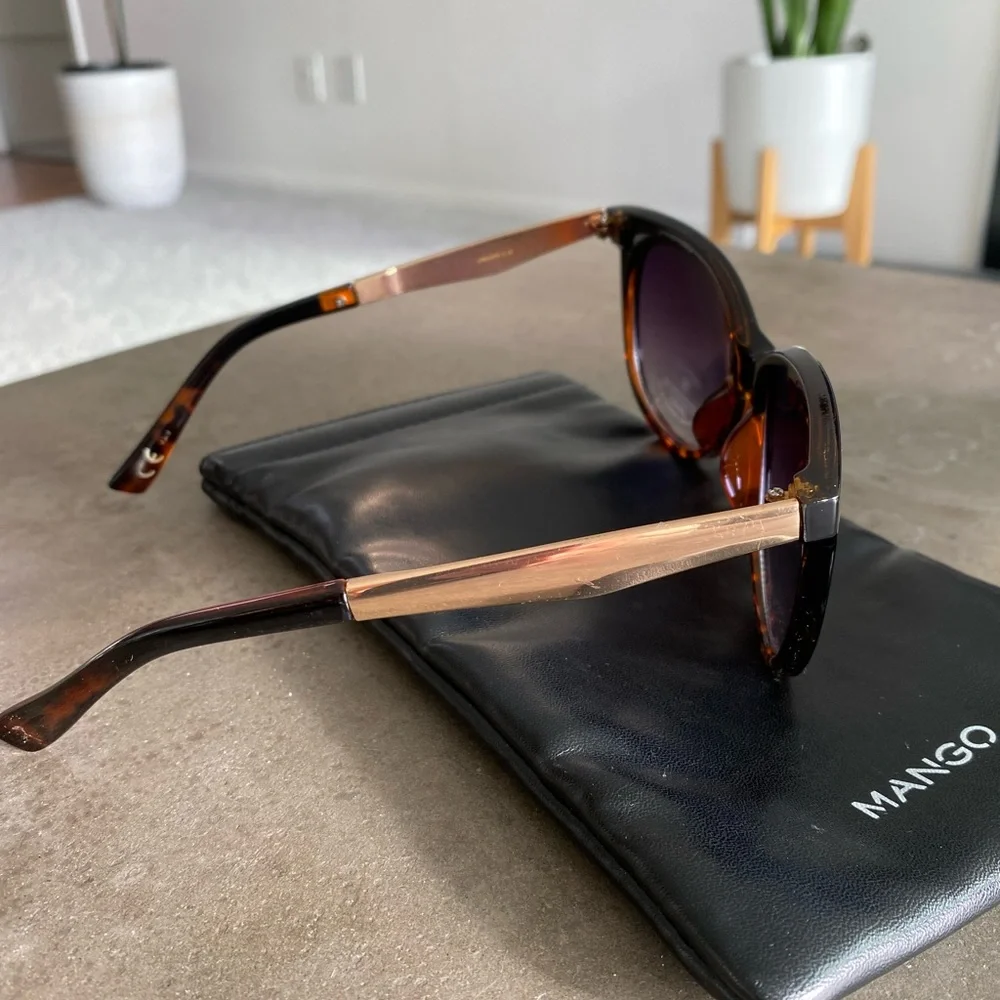 New Mango UV Protection Tortoise Sunglasses